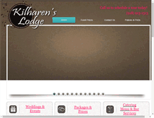 Tablet Screenshot of kilharenslodge.com